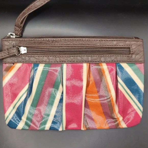mundi Bags Mundi Striped Wristlet Poshmark - Main Image